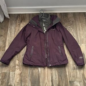 columbia rain jacket with removable hood